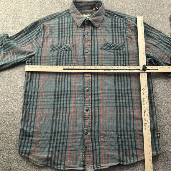 Howler Bros Shirt Adult Large Plaid Button Up Long Sleeve Flannel Casual Men's - Picture 10 of 14
